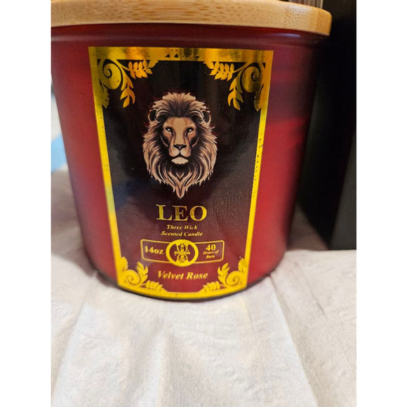 Everhours Leo Astrology Velvet Rose Scented Candle - 14 Ounce (NEW) - Picture 10 of 11